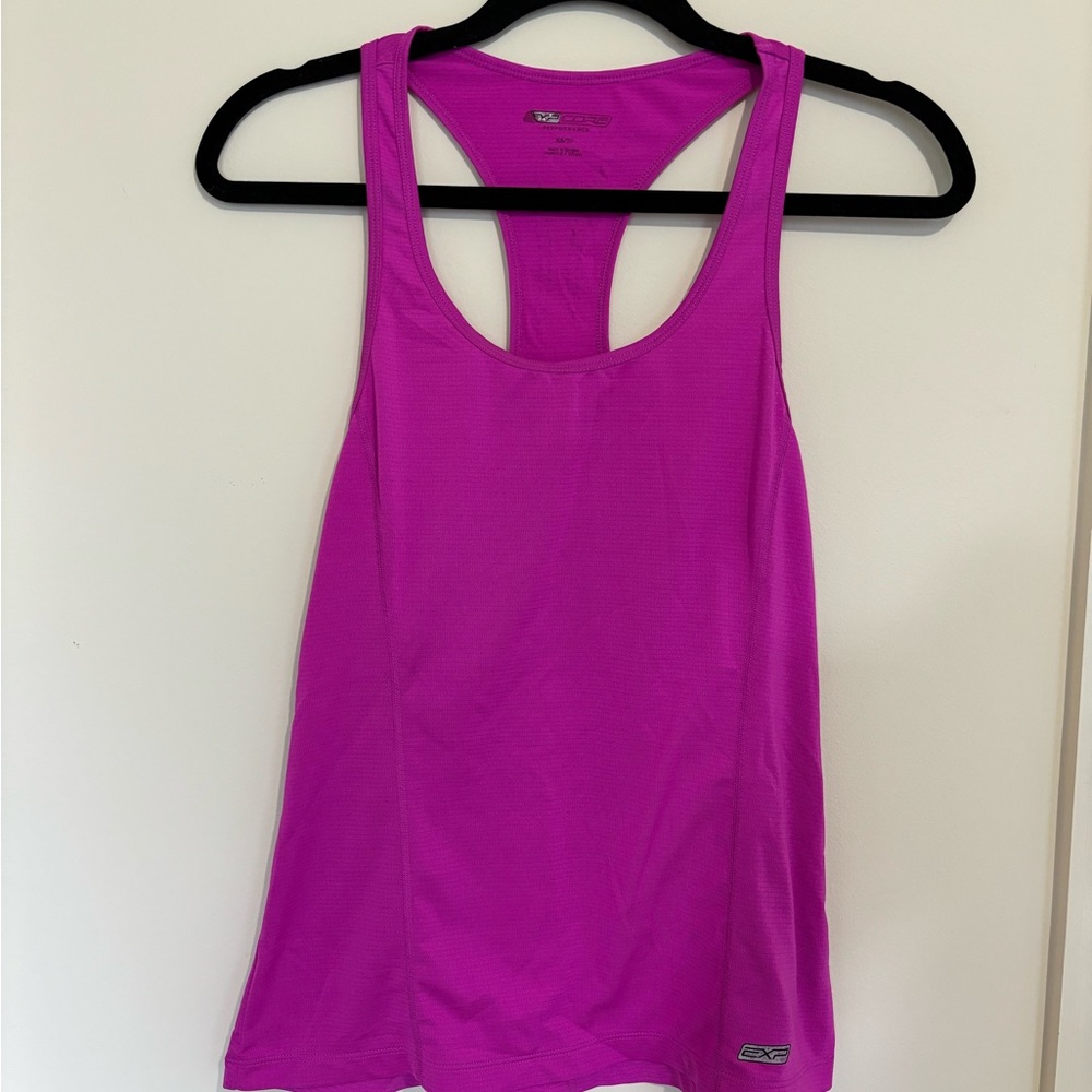 Women's Pink Athletic Tank Top
